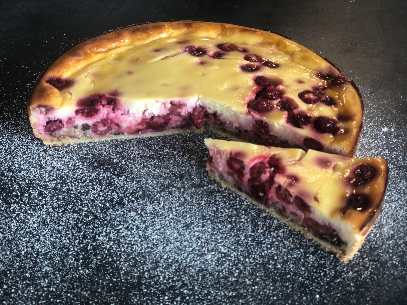 Rahmhimbeerkuchen